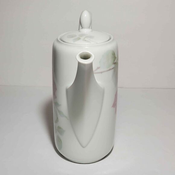 Rosenthal Coffee Pot Pink Rose Isolde Vintage Selb Bavaria - Picture 5 of 9